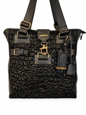 🇮🇹ALESSANDRO DELL‘ACQUA LAMBSKIN LEATHER SHOULDER/TOTE AN EXQUISITE FIND